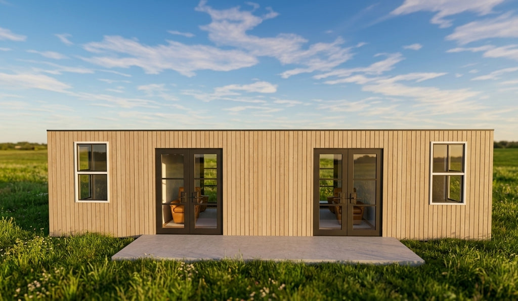 Duplex container home