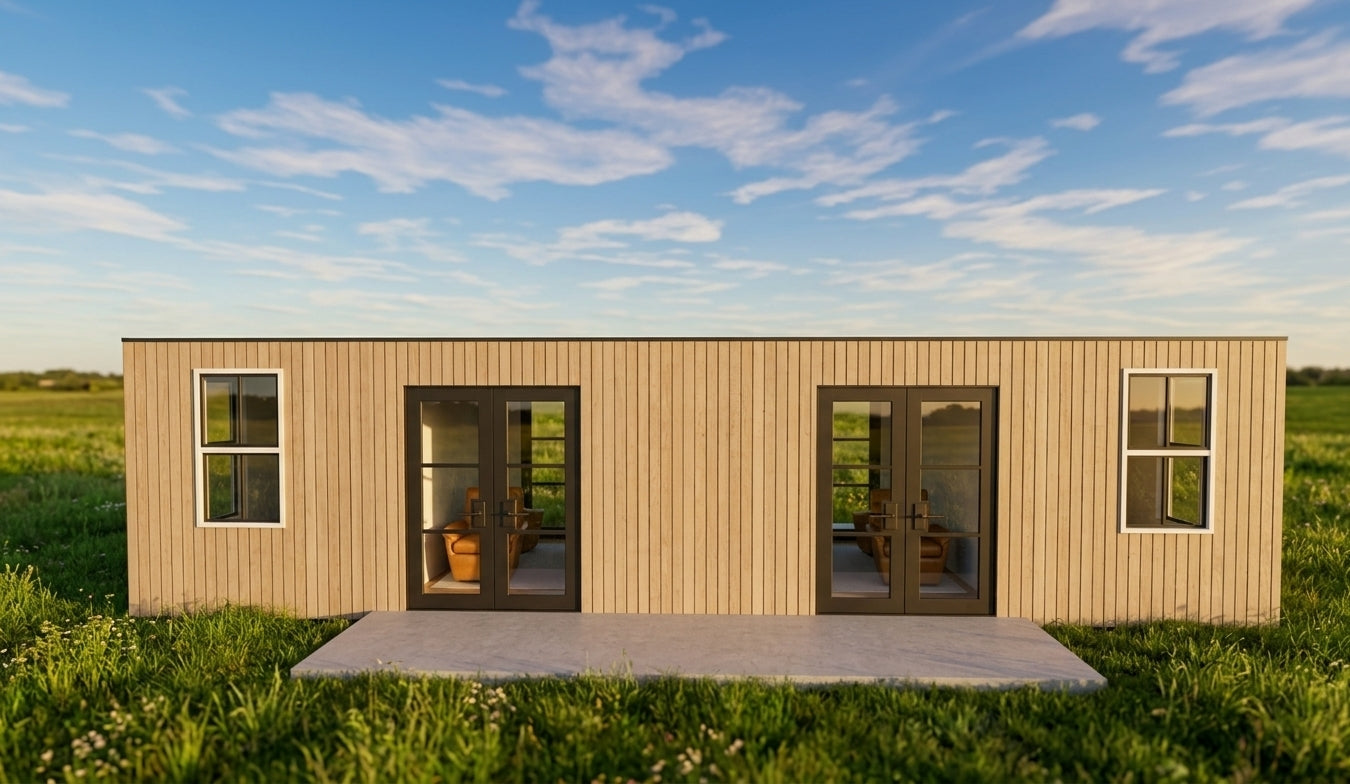 Duplex container home