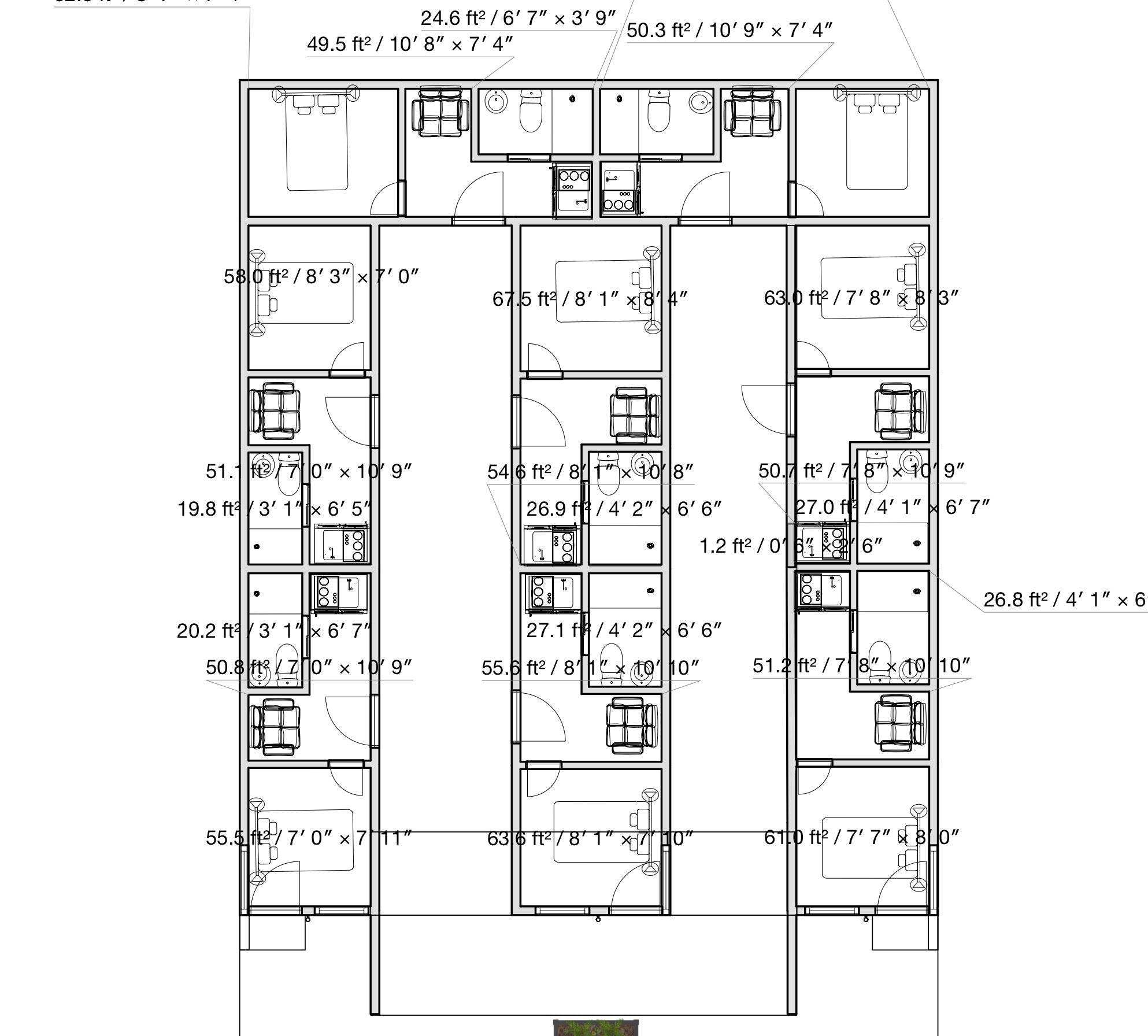 8 units container homes
